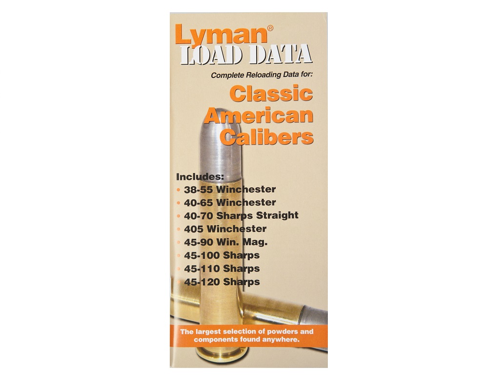 Lyman LOAD DATA BOOK Classic American Calibers